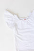 white-s-s-flutter-sleeve-leotard Mila &  Rose - Sophia's Style--4T--5